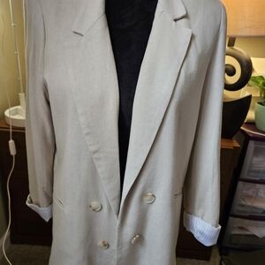 Jules & Leopold Women's Light Gray Blazer